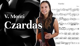 Czardas Monti Violin Tutorial [upl. by Aiekan]