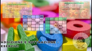 Addizione e sottrazione  esercizi [upl. by Paolo]