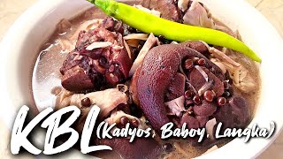 How to Cook KBL Kadyos Baboy at Langka  Ilonggo Recipe [upl. by Odelia146]