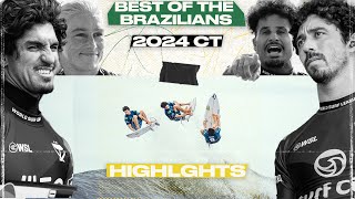 The Brazilians Filmed a movie part w these Clips  Best of Brazil 24 WSL Championship Tour [upl. by Uela]