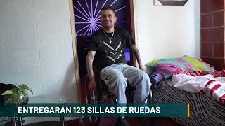 Entregarán 123 sillas de ruedas en navidad  Telemedellín [upl. by Zanahs]