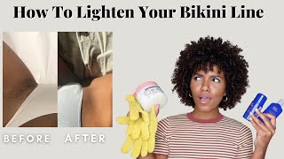 How To Lighten Your Bikini Line  Kamrin White [upl. by Laehcimaj]