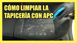 Detailing en 2 minutos  Limpiar la tapicería del coche con un APC [upl. by Nnylorac]