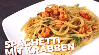 Spaghetti mit Krabben und Kräutern by SimpleTaste [upl. by Rol291]