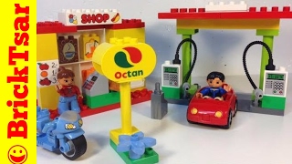 LEGO DUPLO 6171 My First Gas Station Review  LEGO Toilet [upl. by Ettenahs]