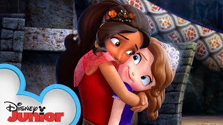 Princess Sofia the First Meets Elena of Avalor For the First Time  Elena of Avalor  disneyjr [upl. by Aizirtap]