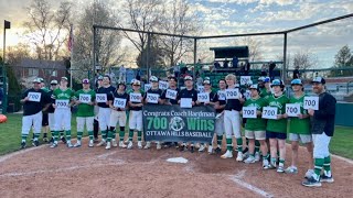 Ive been blessed  Chris Hardman earns 700th career victory as Ottawa Hills baseball coach [upl. by Gael6]