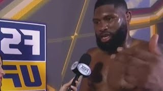 Curtis Blaydes After Beating Mark Hunt at UFC 221 [upl. by Arta]