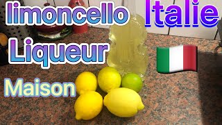 Recette limoncello maison Liqueur limoncello [upl. by Ilwain]