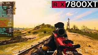 Warzone Season 6 RX 7800 XT 1440P All Settings tested 7800x3D [upl. by Ob]