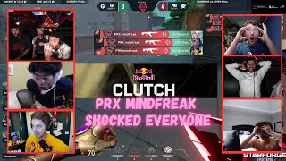 Valorant Community reacts to PRX Mindfreak Nasty Aim 1vs3 Clutch [upl. by Siuqcram930]