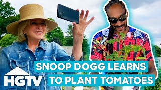 Martha Stewart amp Snoop Dogg Learn To Pot  Martha Knows Best [upl. by Adnohral774]