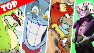 TOP 10 JEFES MAS DIFICILES DE CUPHEAD 💀 y su DLC [upl. by Dnomyad]