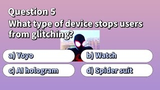 Spiderman Across the SpiderVerse 2023 Mini Trivia [upl. by Mit]