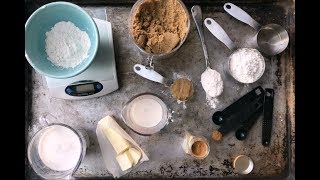 HOW TO MEASURE FOR BAKING  weight vs volume measurements measuring flour properly [upl. by Ulphi]