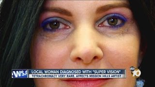 San Diego woman Concetta Antico diagnosed with super vision [upl. by Hyacinthia]