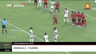 CAN Marrocos 2025 Angola 2  1 Sudão [upl. by Margi]