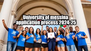 University of Messina application process 202425  University of Messina application online Italy [upl. by Colin]