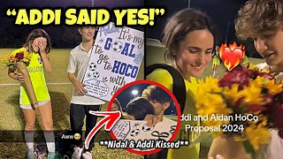 Nidal Wonder Asked Addi fo HocoDate SHE SAID YES 🥹♥️ [upl. by Amando200]