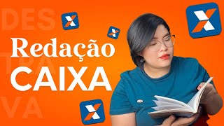 REDAÇÃO CAIXA  APRENDA COM ESSA CORREÇÃO DE REDAÇÃO [upl. by Hnah800]