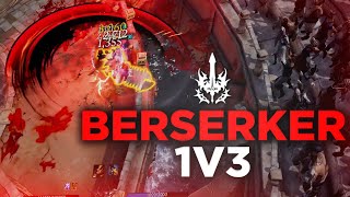 LOST ARK BERSERKER 1V3 PvP  CONTROL THE RAGE [upl. by Derward]