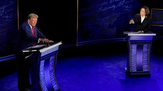 TrumpHarris Presidential Debate Highlights Reel [upl. by Assiran]