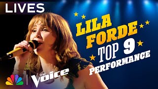 Lila Forde Performs quotRiverquot by Joni Mitchell  The Voice Lives  NBC [upl. by Einnos2]