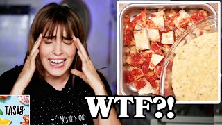 Reacting To My First BuzzFeed Tasty Video NOT Vegan  Merle [upl. by Nils]