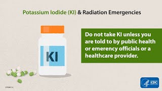 Potassium Iodide KI and Radiation Emergencies [upl. by Rap]