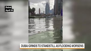 Torrential Rains and Flooding Bring Dubai to a Halt [upl. by Anek]