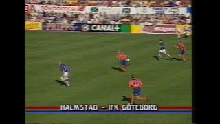 Halmstads BK  IFK Göteborg 60 Allsvenskan 1997 [upl. by Larentia]