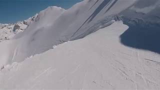 Tignes 2019 long run from Aiguille Percee to Tignes Les Brevieres [upl. by Annovoj486]