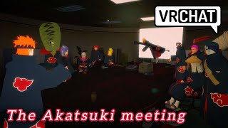 The Akatsuki Meeting Naruto VRChat [upl. by Nylecsoj236]