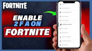 How To Enable 2FA Fortnite On Mobile 2024 [upl. by Ailekat]