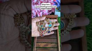 Beautiful Victorian Necklace jewellerysales chennaijewellery [upl. by Sum]