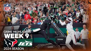 Houston Texans vs New York Jets Game Highlights  NFL 2024 Season Week 9 [upl. by Aihsas]