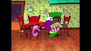 Courage The Cowardly Dog Mask Scare Moments  The Nostalgia Guy [upl. by Aloke]