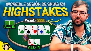 Sesión Liveplay SPINS High STAKES con TOP REG DanixORZ [upl. by Ivah]