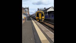 Scotrail Class 158704 departing Broughty Ferry for Arbroath operating 2L55 [upl. by Mimajneb]