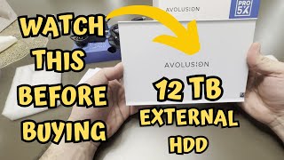 Unboxing Avolusion PRO5X Series 12TB USB 30 External Hard Drive for WindowsOS Desktop PCLaptop [upl. by Falconer]