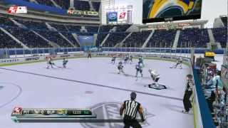 NHL 2K10 The 2008 NHL Winter Classic at Ralph Wilson Stadium game summary 1080p [upl. by Domash644]