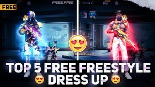 Best Dress Up In Free Fire  Free Style Dress Combination In FF  Free Dress Combination in FF  FF [upl. by Nagam731]