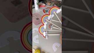 Rainbow Cupcake and Cake Toppers Decor Idea [upl. by Beverlie]