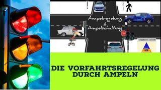 1 Teil Links abbiegen an einer Ampel mit Gegenverkehr ￼ Ampelschaltung [upl. by Dyna]