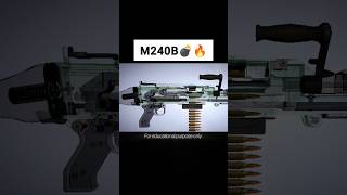 M240B How This Powerful Machine Gun Works  Quick Breakdown [upl. by Drofla]