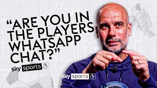 Pep Guardiola answers 13 questions youve ALWAYS wanted to ask a Premier League manager  Unpacked [upl. by Ardnohsed]