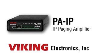 Viking PAIP IP Paging Amplifier [upl. by Salvucci422]