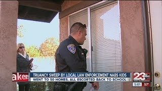 Law enforcement sweeps for parents truant students [upl. by Arik123]