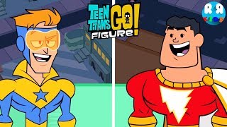 Shazam and Booster Gold Gameplay  Teen Titans GO Figure Teeny Titans 2 [upl. by Nodal]