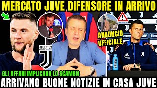 Mercato JUVE Difensore in ARRIVO🤑  ✅️🔥Giuntoli Conferma Gli AFFARI Implicano lo SCAMBIO [upl. by Salina829]